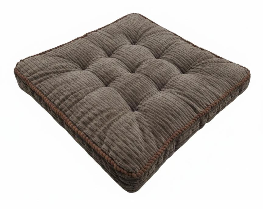 MaximHome Premium Velour Fabric Square Cushion with Matching Brown Border – Rich Brown Decorative Throw Pillow, 40×40×7 cm - Al Kabayel Discount CentreMaximHome Premium Velour Fabric Square Cushion with Matching Brown Border – Rich Brown Decorative Throw Pillow, 40×40×7 cmFloor Pillows & CushionsMAXIHOMEAl Kabayel Discount Centre