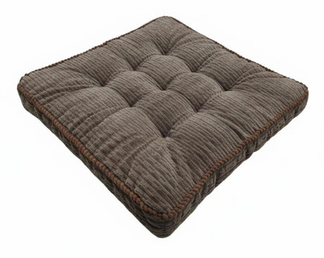 MaximHome Premium Velour Fabric Square Cushion with Matching Brown Border – Rich Brown Decorative Throw Pillow, 40×40×7 cm - Al Kabayel Discount CentreMaximHome Premium Velour Fabric Square Cushion with Matching Brown Border – Rich Brown Decorative Throw Pillow, 40×40×7 cmFloor Pillows & CushionsMAXIHOMEAl Kabayel Discount Centre
