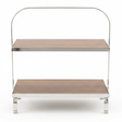 May Flower 2 - Tier Rectangle Wooden Cake Stand | Silver Stainless Steel Frame | 26×15cm - Al Kabayel Discount CentreMay Flower 2 - Tier Rectangle Wooden Cake Stand | Silver Stainless Steel Frame | 26×15cmServing TraysMAY FLOWERAl Kabayel Discount Centre