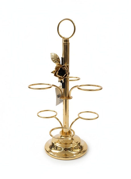 MAY FLOWER 6 - Piece Cava Metal Cup Holder – Rose Gold Finish Elegant Organizer for Tea Cups, Coffee Mugs, or Kitchen Display 30 cm - Al Kabayel Discount CentreMAY FLOWER 6 - Piece Cava Metal Cup Holder – Rose Gold Finish Elegant Organizer for Tea Cups, Coffee Mugs, or Kitchen Display 30 cmServeware SetsMAY FLOWERAl Kabayel Discount Centre