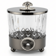 May Flower Luxury Black Metal & Glass Candy Pot with Elegant Lid – Decorative Sweet & Dates Jar 12×12 cm - Al Kabayel Discount CentreMay Flower Luxury Black Metal & Glass Candy Pot with Elegant Lid – Decorative Sweet & Dates Jar 12×12 cmJars & Food SaversMAY FLOWERAl Kabayel Discount Centre