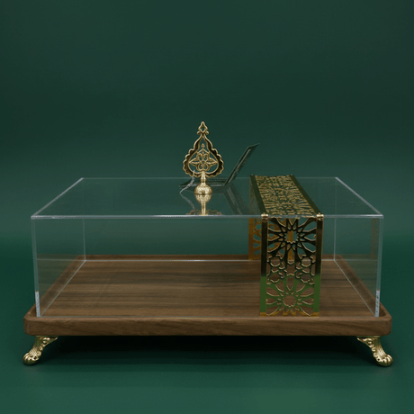 May Flower Medium Rectangular Wooden Serving Tray with Acrylic Cover – Stylish Food Presentation – 33 × 23 × 14 cm - Al Kabayel Discount CentreMay Flower Medium Rectangular Wooden Serving Tray with Acrylic Cover – Stylish Food Presentation – 33 × 23 × 14 cmServing TraysMAY FLOWERAl Kabayel Discount Centre