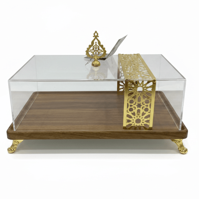 May Flower Medium Rectangular Wooden Serving Tray with Acrylic Cover – Stylish Food Presentation – 33 × 23 × 14 cm - Al Kabayel Discount CentreMay Flower Medium Rectangular Wooden Serving Tray with Acrylic Cover – Stylish Food Presentation – 33 × 23 × 14 cmServing TraysMAY FLOWERAl Kabayel Discount Centre