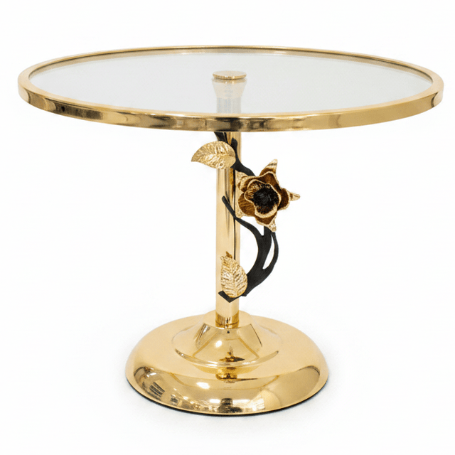 May Flower Premium Acrylic and Metal Footed 1 - Tier Cake Stand with Floral Design 30×22 cm Decorative Serving - Al Kabayel Discount CentreMay Flower Premium Acrylic and Metal Footed 1 - Tier Cake Stand with Floral Design 30×22 cm Decorative ServingServing TraysMAY FLOWERAl Kabayel Discount Centre