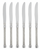 May Flower Premium Stainless Steel Dinner Knife Set (6 pcs) with Textured Handle – Durable Kitchen Set 24 cm - Al Kabayel Discount CentreMay Flower Premium Stainless Steel Dinner Knife Set (6 pcs) with Textured Handle – Durable Kitchen Set 24 cmSpatulas And SpoonsMAY FLOWERAl Kabayel Discount Centre