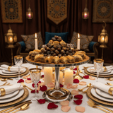 May Flower Round Cake Stand | Wood & Silver Stainless Steel |30×20cm - Al Kabayel Discount CentreMay Flower Round Cake Stand | Wood & Silver Stainless Steel |30×20cmServing TraysMAY FLOWERAl Kabayel Discount Centre