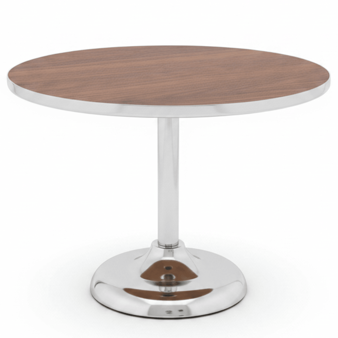 May Flower Round Cake Stand | Wood & Silver Stainless Steel | 35×27cm - Al Kabayel Discount CentreMay Flower Round Cake Stand | Wood & Silver Stainless Steel | 35×27cmServing TraysMAY FLOWERAl Kabayel Discount Centre