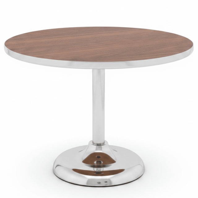 May Flower Round Cake Stand | Wood & Silver Stainless Steel | 35×27cm - Al Kabayel Discount CentreMay Flower Round Cake Stand | Wood & Silver Stainless Steel | 35×27cmServing TraysMAY FLOWERAl Kabayel Discount Centre