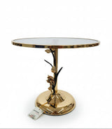 MAY FLOWER Round Glass Cake Tray with Rose Gold Base – Elegant Dessert Display Stand for Cakes, Pastries, or Table Decor 35x28 cm - Al Kabayel Discount CentreMAY FLOWER Round Glass Cake Tray with Rose Gold Base – Elegant Dessert Display Stand for Cakes, Pastries, or Table Decor 35x28 cmServeware SetsMAY FLOWERAl Kabayel Discount Centre