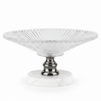 May Flower Round Glass Fruit Bowl with White Marble Base | 20×12 cm - Al Kabayel Discount CentreMay Flower Round Glass Fruit Bowl with White Marble Base | 20×12 cmBowlsMAY FLOWERAl Kabayel Discount Centre