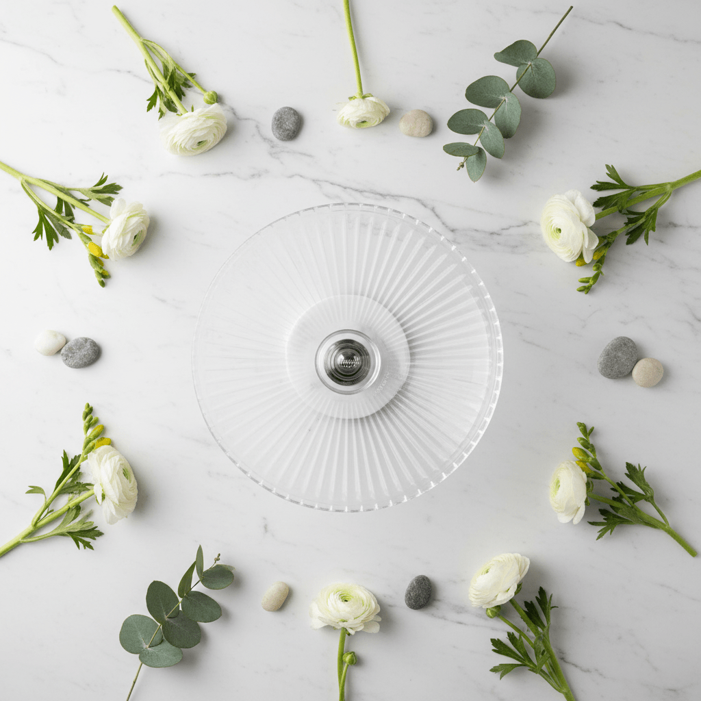 May Flower Round Glass Fruit Bowl with White Marble Base | 20×12 cm - Al Kabayel Discount CentreMay Flower Round Glass Fruit Bowl with White Marble Base | 20×12 cmBowlsMAY FLOWERAl Kabayel Discount Centre