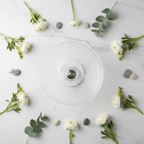 May Flower Round Glass Fruit Bowl with White Marble Base | 20×12 cm - Al Kabayel Discount CentreMay Flower Round Glass Fruit Bowl with White Marble Base | 20×12 cmBowlsMAY FLOWERAl Kabayel Discount Centre