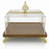 May Flower Square Wooden Serving Tray with Protective Acrylic Lid – Decorative and Functional – 24 × 14 cm - Al Kabayel Discount CentreMay Flower Square Wooden Serving Tray with Protective Acrylic Lid – Decorative and Functional – 24 × 14 cmServing TraysMAY FLOWERAl Kabayel Discount Centre