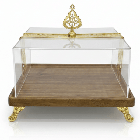 May Flower Square Wooden Serving Tray with Protective Acrylic Lid – Decorative and Functional – 24 × 14 cm - Al Kabayel Discount CentreMay Flower Square Wooden Serving Tray with Protective Acrylic Lid – Decorative and Functional – 24 × 14 cmServing TraysMAY FLOWERAl Kabayel Discount Centre