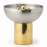 May Flower Stainless Steel Silver & Gold Candy Bowl – 25cm - Al Kabayel Discount CentreMay Flower Stainless Steel Silver & Gold Candy Bowl – 25cmBowlsMAY FLOWERAl Kabayel Discount Centre