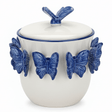 May Flower White Ceramic Candy Pot with Blue Butterfly Design Decorative Storage Jar 20cm - Al Kabayel Discount CentreMay Flower White Ceramic Candy Pot with Blue Butterfly Design Decorative Storage Jar 20cmJars & Food SaversMAY FLOWERAl Kabayel Discount Centre