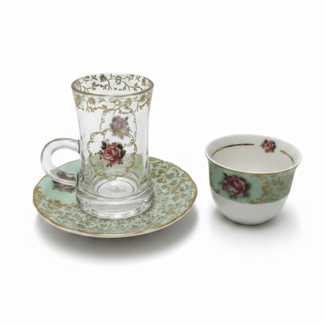 Mayflower 18Pcs Tea & Coffee Set – Green Rose - Al Kabayel Discount CentreMayflower 18Pcs Tea & Coffee Set – Green RoseTea SetsMAYFLOWERAl Kabayel Discount Centre