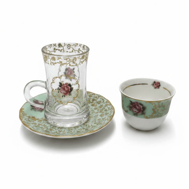Mayflower 18Pcs Tea & Coffee Set – Green Rose - Al Kabayel Discount CentreMayflower 18Pcs Tea & Coffee Set – Green RoseTea SetsMAYFLOWERAl Kabayel Discount Centre