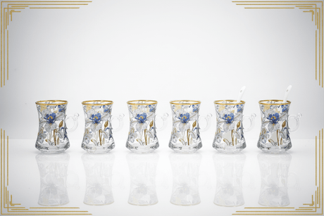 Mayflower 29pcs Tea & Coffee Set Ceramic&Glass Elegent Flower Design White With Silver - Al Kabayel Discount CentreMayflower 29pcs Tea & Coffee Set Ceramic&Glass Elegent Flower Design White With SilverTea SetsMAYFLOWERAl Kabayel Discount Centre