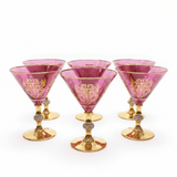 Mayflower 6-Piece Luxury Wine Glass Set - Pink & Gold - 15×12 cm - Al Kabayel Discount CentreMayflower 6-Piece Luxury Wine Glass Set - Pink & Gold - 15×12 cmDrinkware SetsMAYFLOWERAl Kabayel Discount Centre