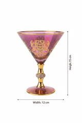 Mayflower 6-Piece Luxury Wine Glass Set - Pink & Gold - 15×12 cm - Al Kabayel Discount CentreMayflower 6-Piece Luxury Wine Glass Set - Pink & Gold - 15×12 cmDrinkware SetsMAYFLOWERAl Kabayel Discount Centre