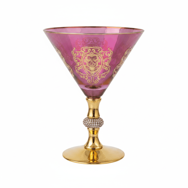 Mayflower 6-Piece Luxury Wine Glass Set - Pink & Gold - 15×12 cm - Al Kabayel Discount CentreMayflower 6-Piece Luxury Wine Glass Set - Pink & Gold - 15×12 cmDrinkware SetsMAYFLOWERAl Kabayel Discount Centre