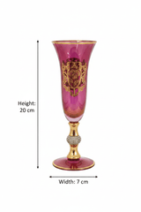 Mayflower 6-Piece Stem Glass Set - Ruby & Gold - 20×7 cm - Al Kabayel Discount CentreMayflower 6-Piece Stem Glass Set - Ruby & Gold - 20×7 cmDrinkware SetsMAYFLOWERAl Kabayel Discount Centre