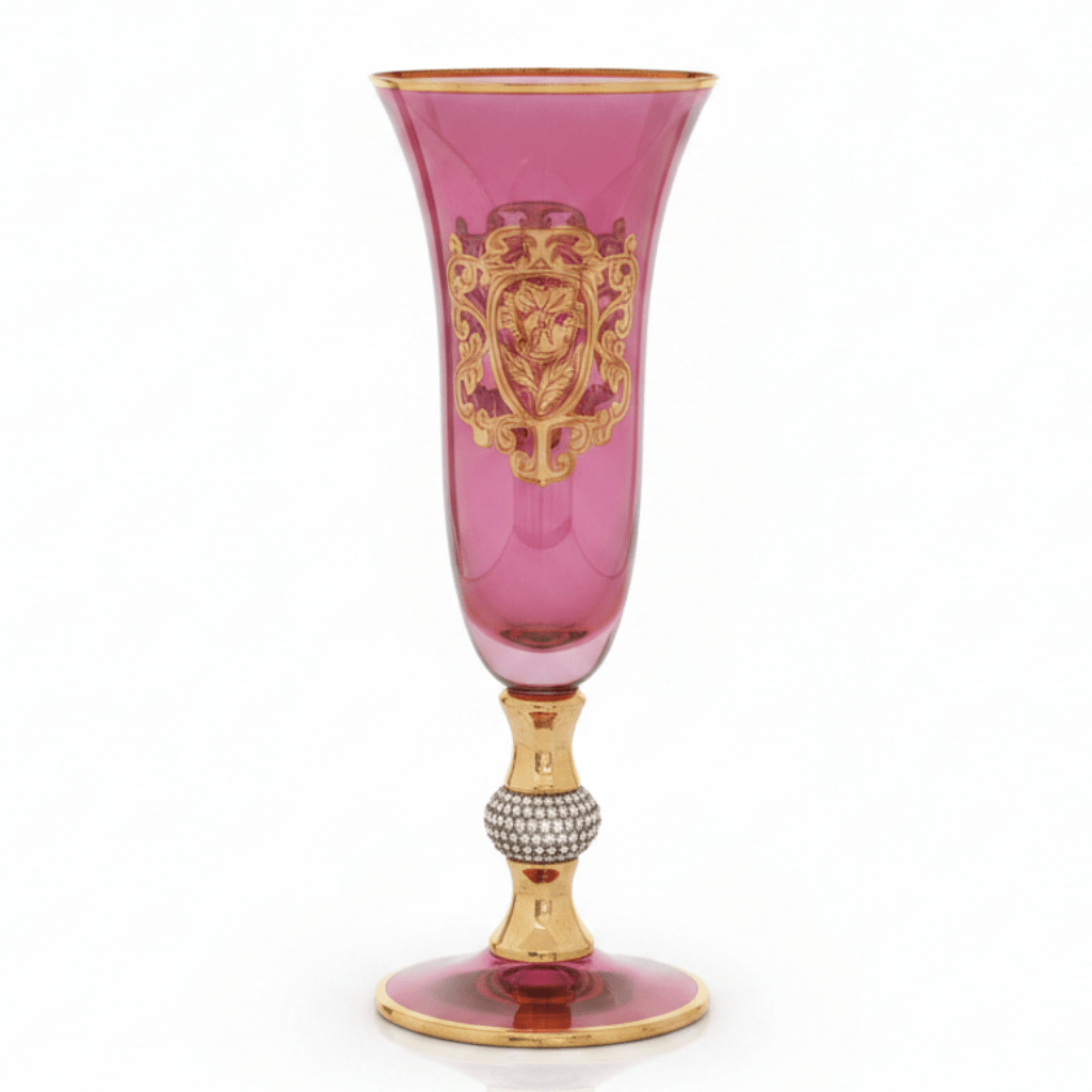 Mayflower 6-Piece Stem Glass Set - Ruby & Gold - 20×7 cm - Al Kabayel Discount CentreMayflower 6-Piece Stem Glass Set - Ruby & Gold - 20×7 cmDrinkware SetsMAYFLOWERAl Kabayel Discount Centre