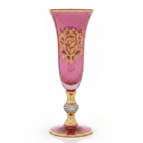 Mayflower 6-Piece Stem Glass Set - Ruby & Gold - 20×7 cm - Al Kabayel Discount CentreMayflower 6-Piece Stem Glass Set - Ruby & Gold - 20×7 cmDrinkware SetsMAYFLOWERAl Kabayel Discount Centre