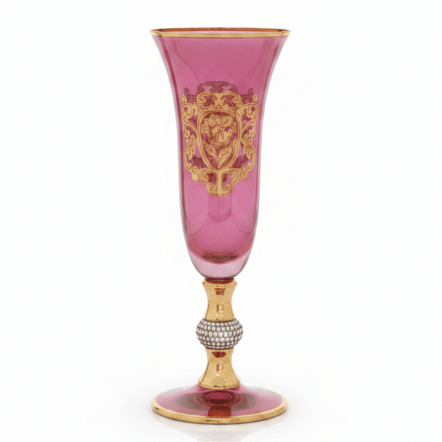 Mayflower 6-Piece Stem Glass Set - Ruby & Gold - 20×7 cm - Al Kabayel Discount CentreMayflower 6-Piece Stem Glass Set - Ruby & Gold - 20×7 cmDrinkware SetsMAYFLOWERAl Kabayel Discount Centre