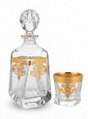 Mayflower 7 Pcs Crystal Glass Decanter Set – 1 Decanter & 6 Glasses - Gold Baroque Motif - Al Kabayel Discount CentreMayflower 7 Pcs Crystal Glass Decanter Set – 1 Decanter & 6 Glasses - Gold Baroque MotifDrinkware SetsMAYFLOWERAl Kabayel Discount Centre