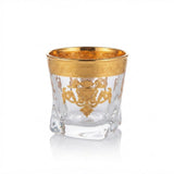 Mayflower 7 Pcs Crystal Glass Decanter Set – 1 Decanter & 6 Glasses - Gold Baroque Motif - Al Kabayel Discount CentreMayflower 7 Pcs Crystal Glass Decanter Set – 1 Decanter & 6 Glasses - Gold Baroque MotifDrinkware SetsMAYFLOWERAl Kabayel Discount Centre