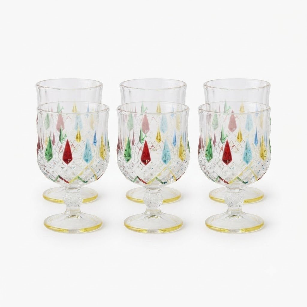 Mayflower 7 Pcs Crystal Glass Decanter Set – 1 Decanter & 6 Glasses - Al Kabayel Discount CentreMayflower 7 Pcs Crystal Glass Decanter Set – 1 Decanter & 6 GlassesDrinkware SetsMAYFLOWERAl Kabayel Discount Centre