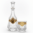 Mayflower 7-Piece Crystal Glass Decanter Set - 1 Decanter & 6 Glasses - Gold Medallion Edition - Al Kabayel Discount CentreMayflower 7-Piece Crystal Glass Decanter Set - 1 Decanter & 6 Glasses - Gold Medallion EditionDrinkware SetsMAYFLOWERAl Kabayel Discount Centre