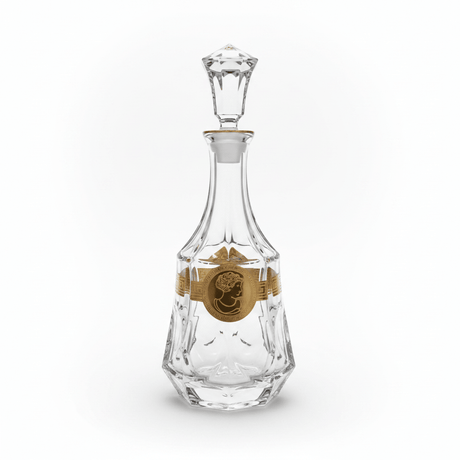 Mayflower 7-Piece Crystal Glass Decanter Set - 1 Decanter & 6 Glasses - Gold Medallion Edition - Al Kabayel Discount CentreMayflower 7-Piece Crystal Glass Decanter Set - 1 Decanter & 6 Glasses - Gold Medallion EditionDrinkware SetsMAYFLOWERAl Kabayel Discount Centre