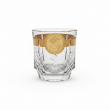 Mayflower 7-Piece Crystal Glass Decanter Set - 1 Decanter & 6 Glasses - Gold Medallion Edition - Al Kabayel Discount CentreMayflower 7-Piece Crystal Glass Decanter Set - 1 Decanter & 6 Glasses - Gold Medallion EditionDrinkware SetsMAYFLOWERAl Kabayel Discount Centre