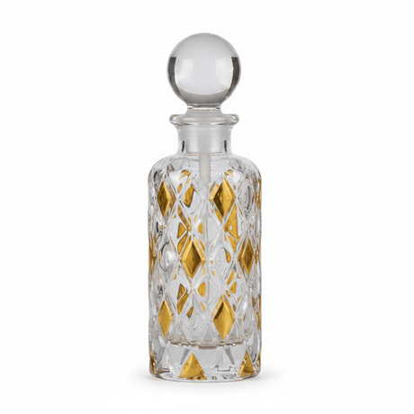 Mayflower Crystal Cut Glass Perfume Bottle with Golden Shade – 200ml / 250ml - Al Kabayel Discount CentreMayflower Crystal Cut Glass Perfume Bottle with Golden Shade – 200ml / 250mlPerfume BottlesMAYFLOWERAl Kabayel Discount Centre