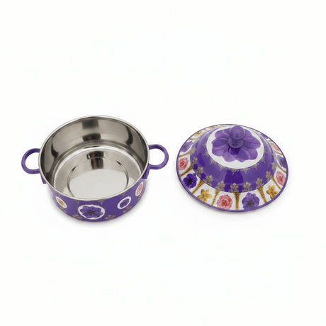 Mayflower Durable Stainless Steel Hotpot with Floral Design Finish Heat Retaining Food Container 3500 ml - Al Kabayel Discount CentreMayflower Durable Stainless Steel Hotpot with Floral Design Finish Heat Retaining Food Container 3500 mlCasserolesMAYFLOWERAl Kabayel Discount Centre