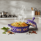 Mayflower Extra Large Stainless Steel Insulated Hotpot with Purple Floral Print High Capacity Serving Pot 8000 ml - Al Kabayel Discount CentreMayflower Extra Large Stainless Steel Insulated Hotpot with Purple Floral Print High Capacity Serving Pot 8000 mlCasserolesMAYFLOWERAl Kabayel Discount Centre