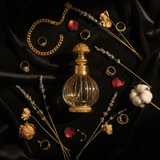 Mayflower Glass Perfume Bottle With Gold Filigree Rose Cap – 200ml - Al Kabayel Discount CentreMayflower Glass Perfume Bottle With Gold Filigree Rose Cap – 200mlPerfume BottlesMAYFLOWERAl Kabayel Discount Centre
