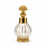 Mayflower Glass Perfume Bottle With Gold Filigree Rose Cap – 200ml - Al Kabayel Discount CentreMayflower Glass Perfume Bottle With Gold Filigree Rose Cap – 200mlPerfume BottlesMAYFLOWERAl Kabayel Discount Centre