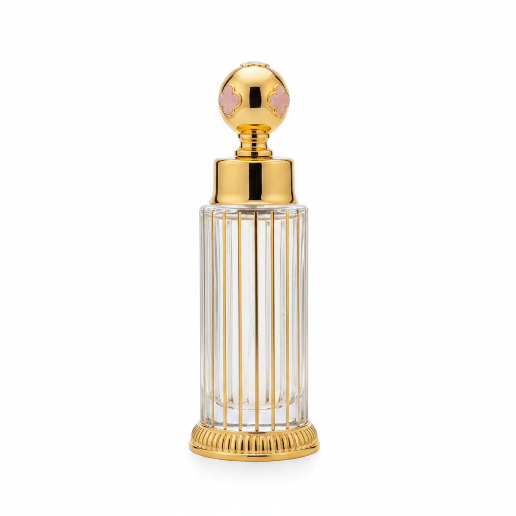 Mayflower Glass Perfume Bottle with Gold Metal Base – 250ml - Green / Pink / Red / Navy Blue - Al Kabayel Discount CentreMayflower Glass Perfume Bottle with Gold Metal Base – 250ml - Green / Pink / Red / Navy BluePerfume BottlesMAYFLOWERAl Kabayel Discount Centre