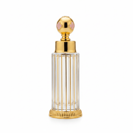 Mayflower Glass Perfume Bottle with Gold Metal Base – 250ml - Green / Pink / Red / Navy Blue - Al Kabayel Discount CentreMayflower Glass Perfume Bottle with Gold Metal Base – 250ml - Green / Pink / Red / Navy BluePerfume BottlesMAYFLOWERAl Kabayel Discount Centre