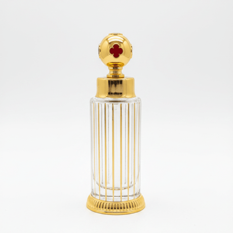 Mayflower Glass Perfume Bottle with Gold Metal Base – 250ml - Green / Pink / Red / Navy Blue - Al Kabayel Discount CentreMayflower Glass Perfume Bottle with Gold Metal Base – 250ml - Green / Pink / Red / Navy BluePerfume BottlesMAYFLOWERAl Kabayel Discount Centre
