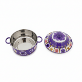 Mayflower Medium Size Stainless Steel Hotpot with Decorative Purple Flower Pattern Practical and Stylish 2500 ml - Al Kabayel Discount CentreMayflower Medium Size Stainless Steel Hotpot with Decorative Purple Flower Pattern Practical and Stylish 2500 mlCasserolesMAYFLOWERAl Kabayel Discount Centre