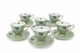 Mayflower Porcelain Cup & Saucer Set Green – 6 Pcs | 125ml - Al Kabayel Discount CentreMayflower Porcelain Cup & Saucer Set Green – 6 Pcs | 125mlTea SetsMAYFLOWERAl Kabayel Discount Centre