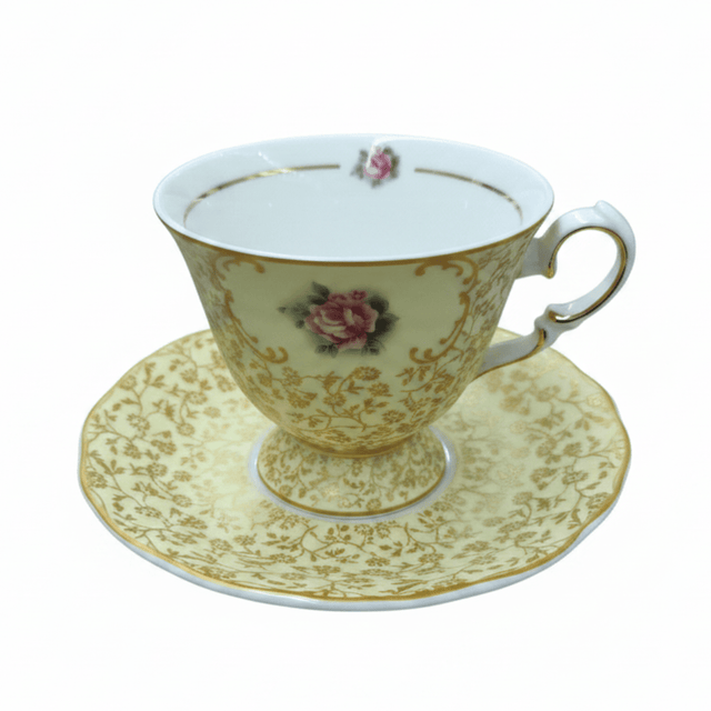 Mayflower Porcelain Cup & Saucer Set Yellow – 6 Pcs | 125ml - Al Kabayel Discount CentreMayflower Porcelain Cup & Saucer Set Yellow – 6 Pcs | 125mlTea SetsMAYFLOWERAl Kabayel Discount Centre