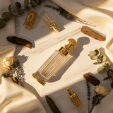 Mayflower Ribbed Crystal Glass Perfume Bottle with Ornate Gold Metal Base — 250ml - Al Kabayel Discount CentreMayflower Ribbed Crystal Glass Perfume Bottle with Ornate Gold Metal Base — 250mlPerfume BottlesMAYFLOWERAl Kabayel Discount Centre