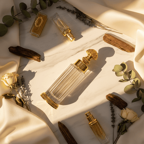 Mayflower Ribbed Crystal Glass Perfume Bottle with Ornate Gold Metal Base — 250ml - Al Kabayel Discount CentreMayflower Ribbed Crystal Glass Perfume Bottle with Ornate Gold Metal Base — 250mlPerfume BottlesMAYFLOWERAl Kabayel Discount Centre