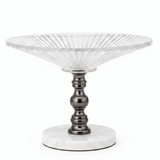 Mayflower Round Glass Fruit Bowl with White Marble Base | 24×18 cm - Al Kabayel Discount CentreMayflower Round Glass Fruit Bowl with White Marble Base | 24×18 cmBowlsMAY FLOWERAl Kabayel Discount Centre